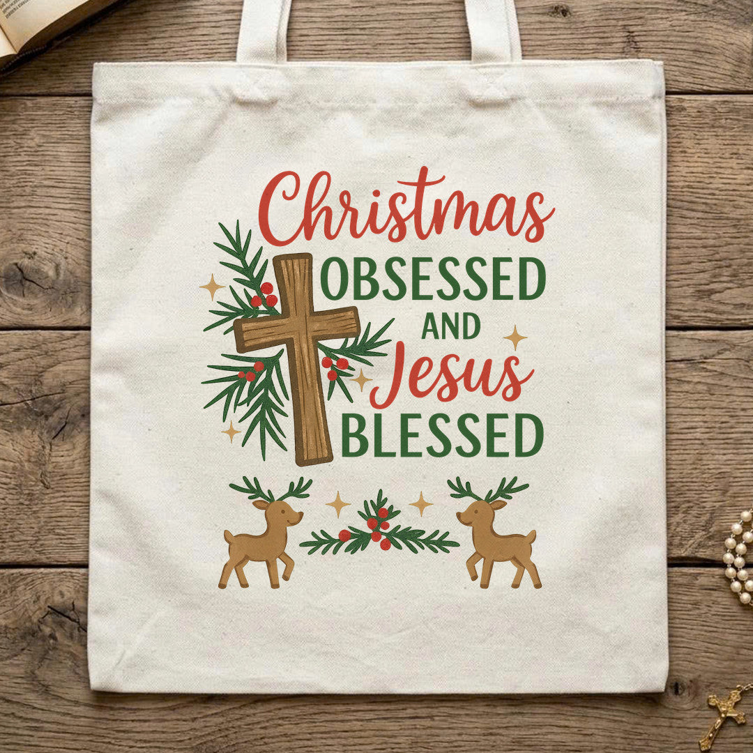 Christmas Obsessed And Jesus Blessed 01
