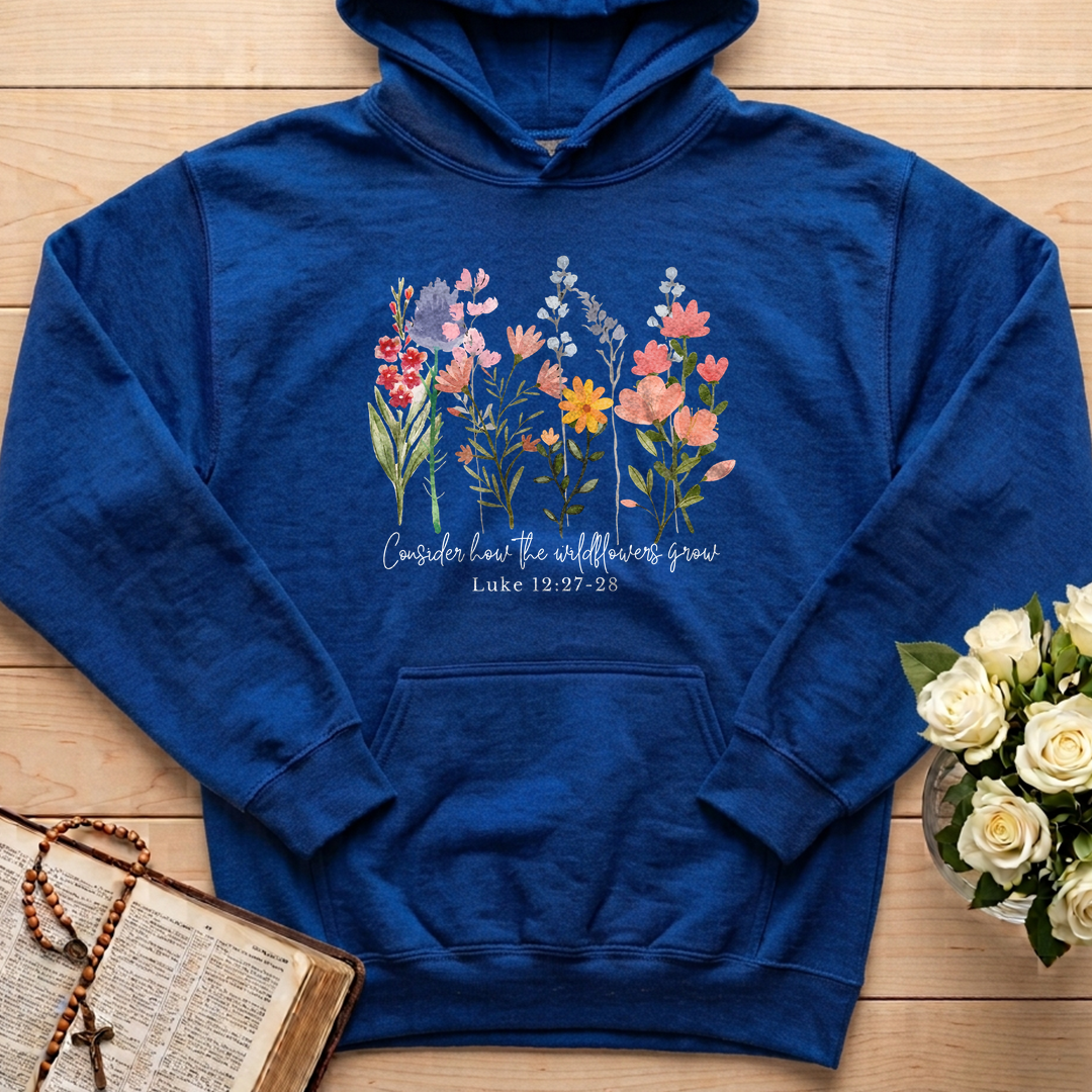 Consider how the wildflowers grow Luke 12.27-28 01
