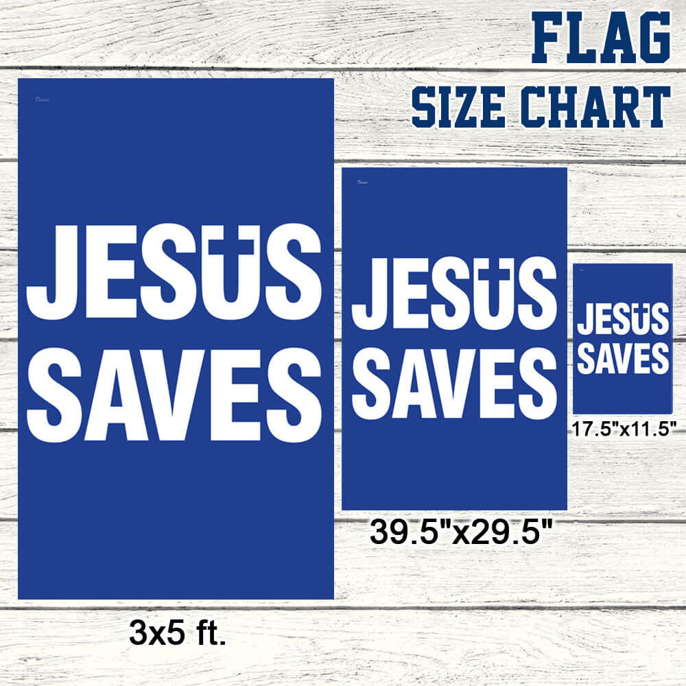 Jesus Flag Jesus Saves Christian Flag