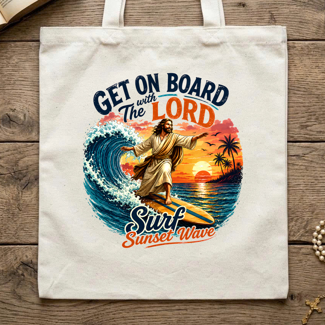 Get On Board With The Lord Surf Sunset Wave 01