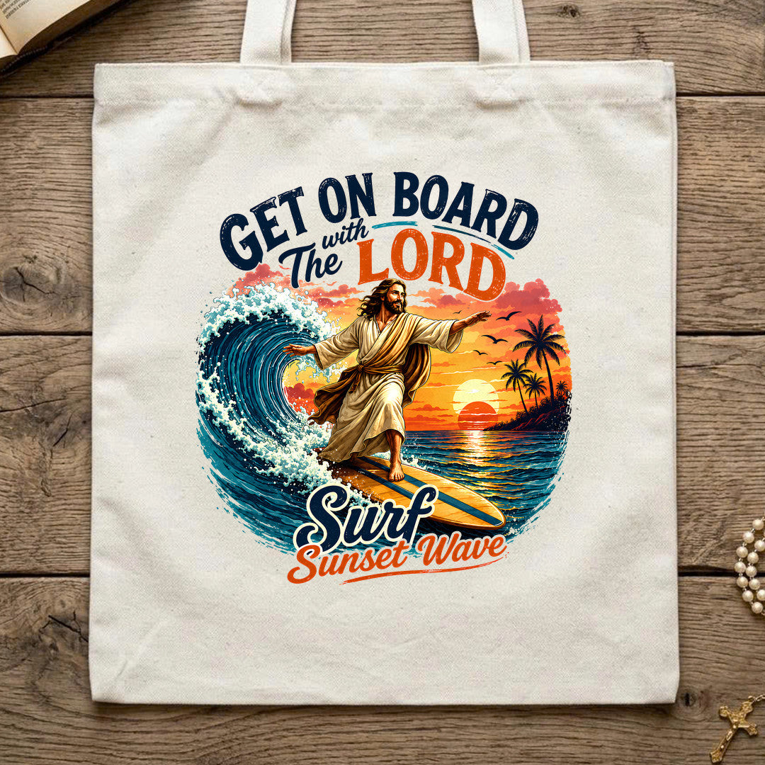 Get On Board With The Lord Surf Sunset Wave 01
