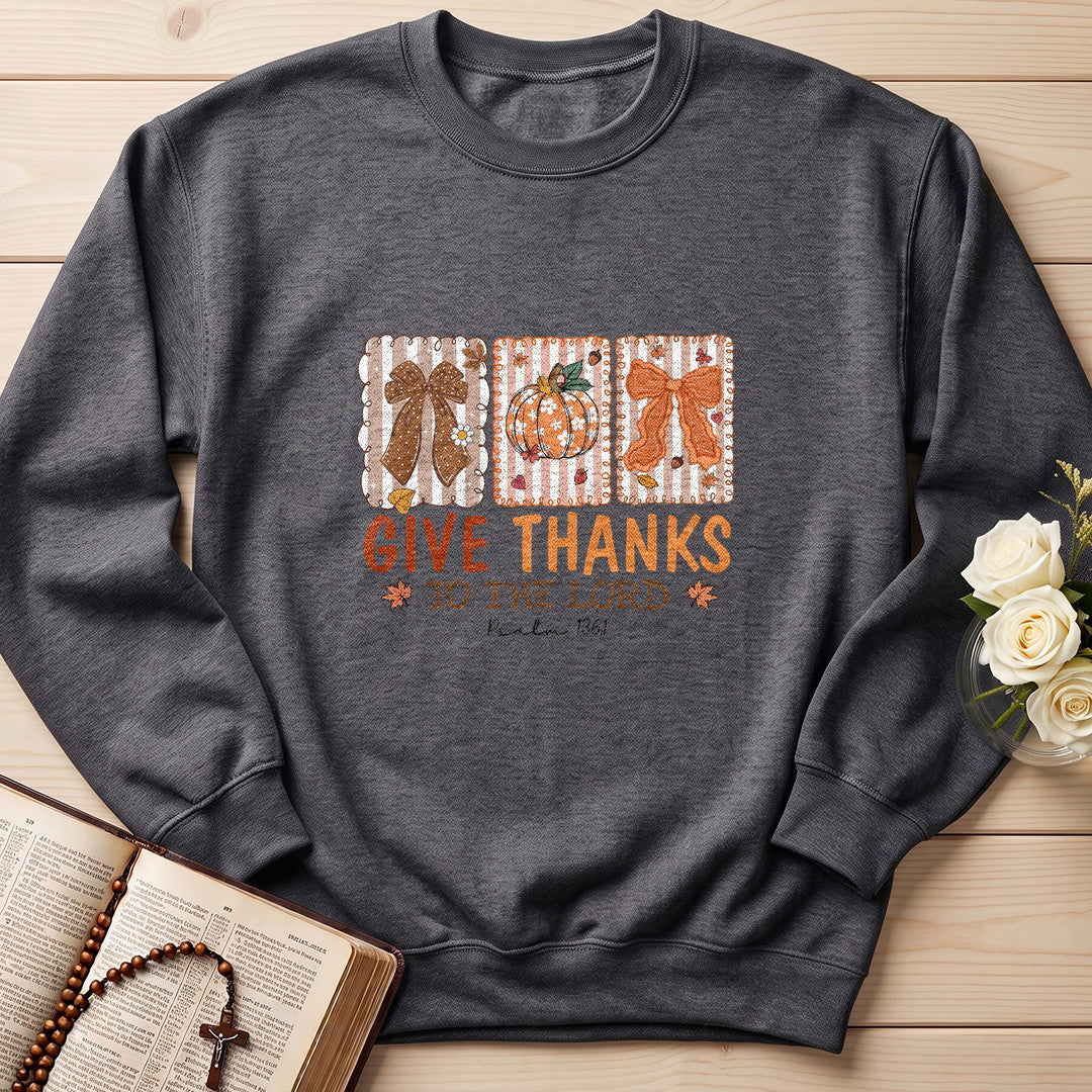 Give Thanks To The Lord Psalm 136.1 14