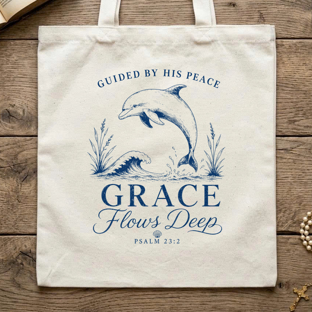 Guided By His Peace Grace Flows Deep Psalm 23.2 01