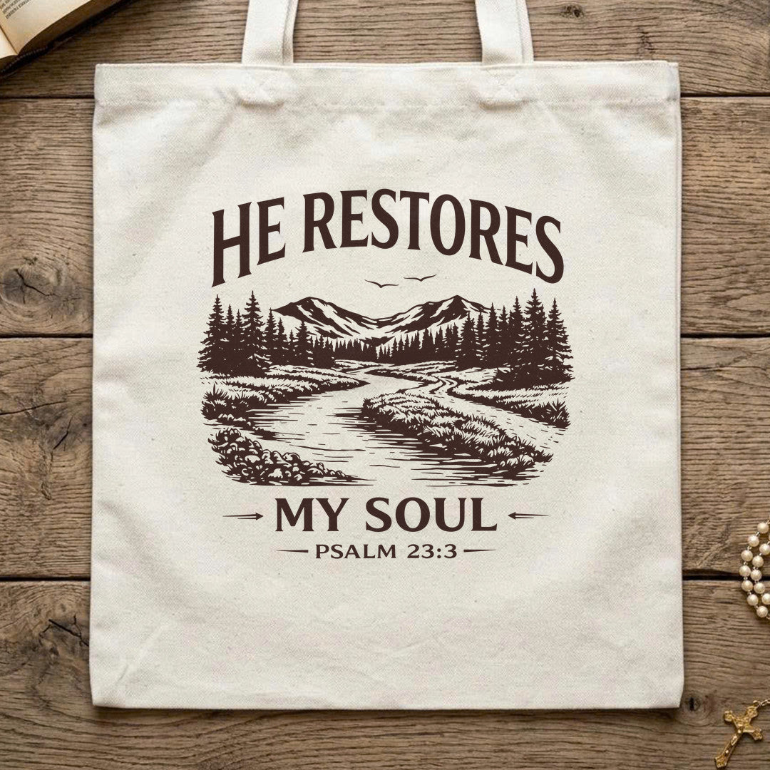 He Restores My Soul Psalm 23.3 08