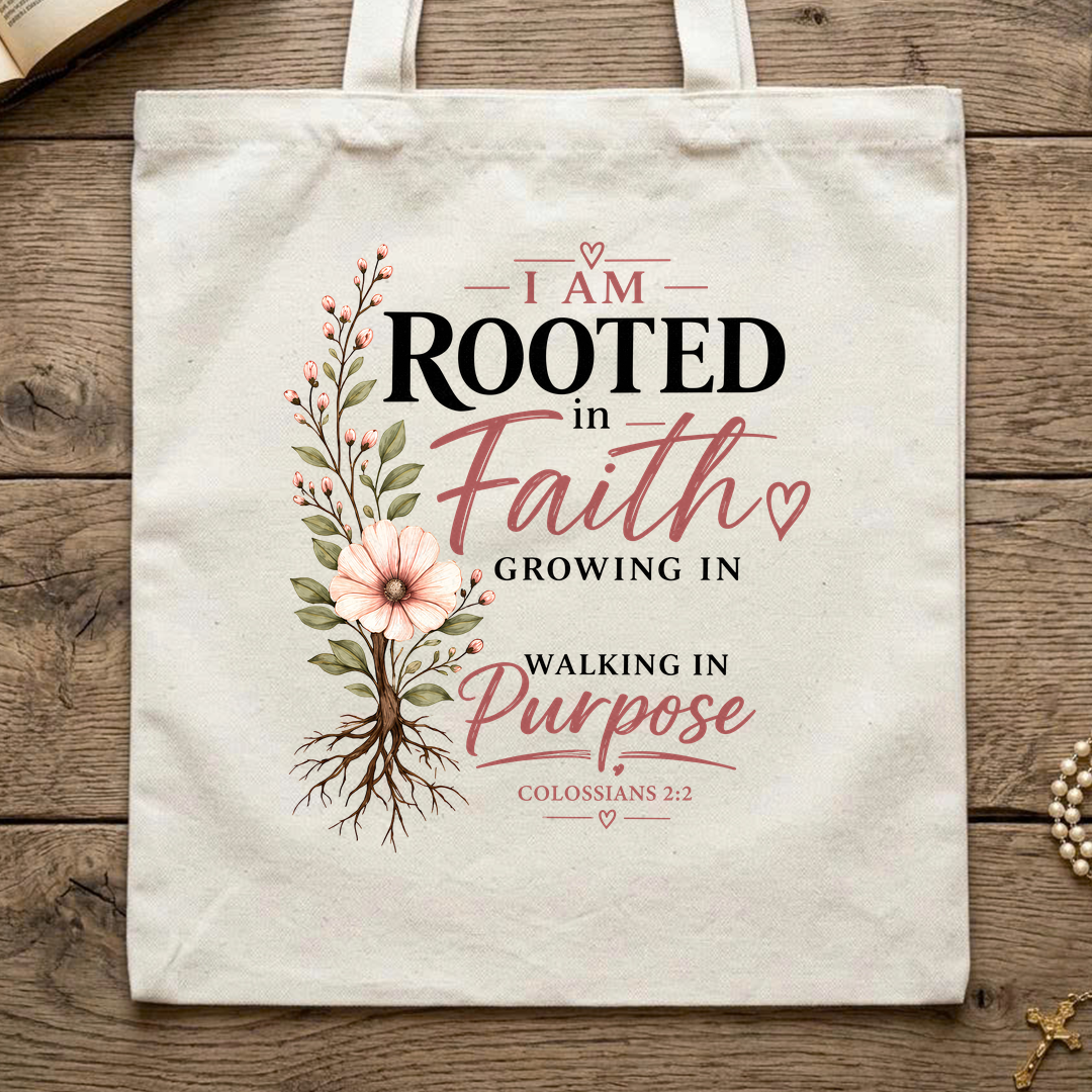 I Am Rooted In Faith Growing In Grace Walking In Purpose Colossians 2.2 01