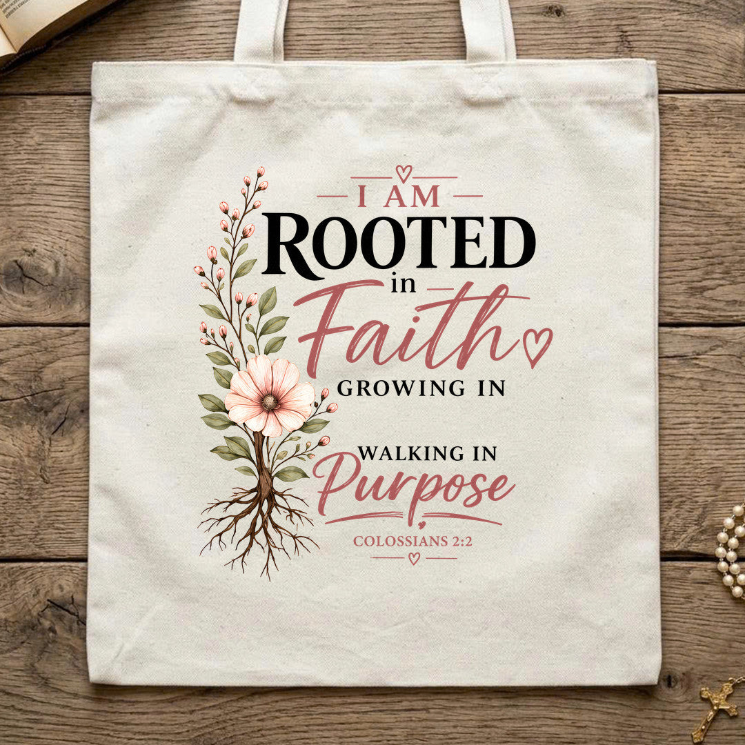 I Am Rooted In Faith Growing In Grace Walking In Purpose Colossians 2.2 01