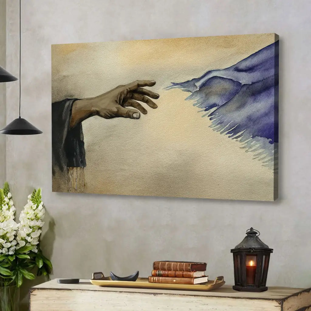 If Only I Could Touch The Hem Of His Garment Wall Art Canvas