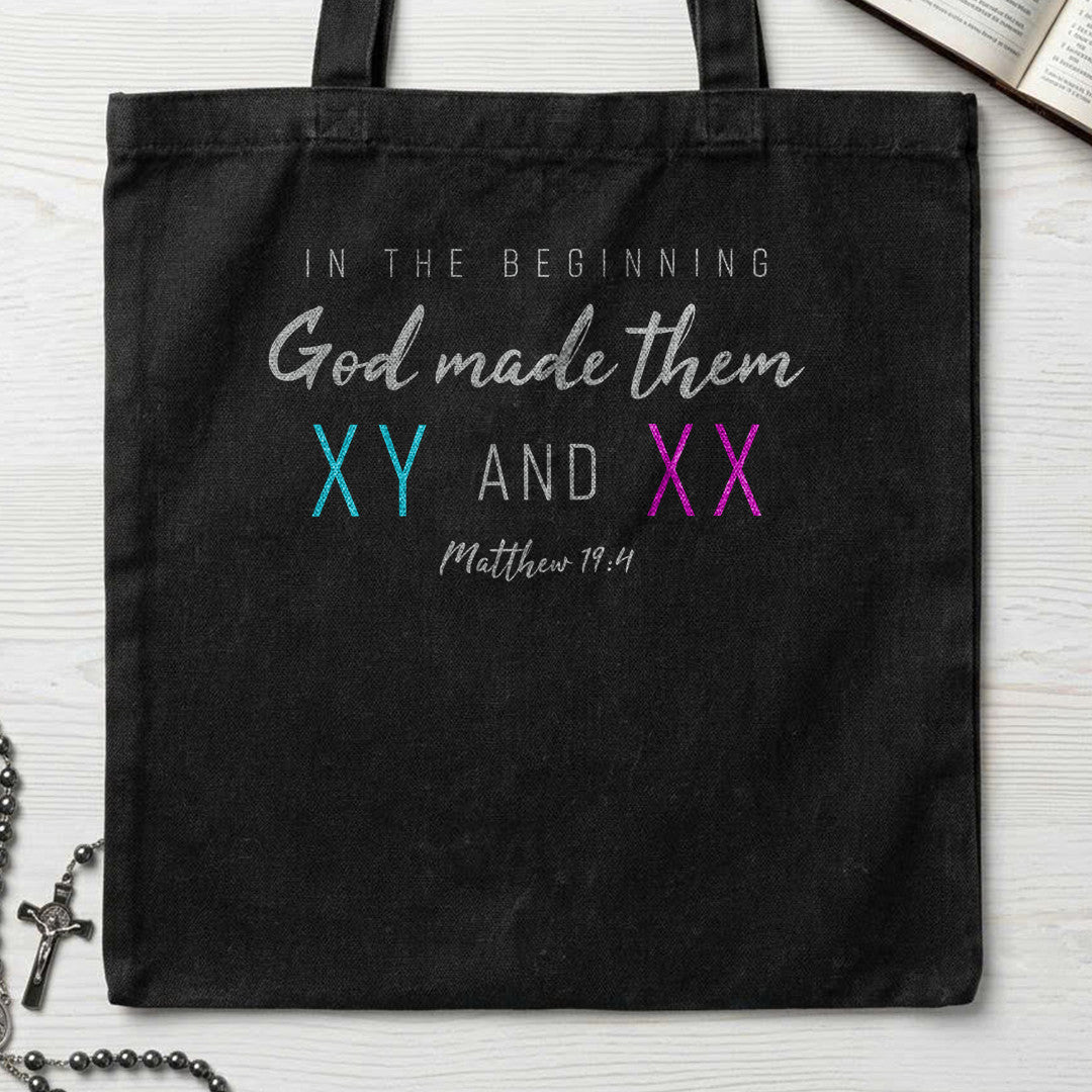 In The Beginning God Made Them Xy And Xx Matthew 19.4 01