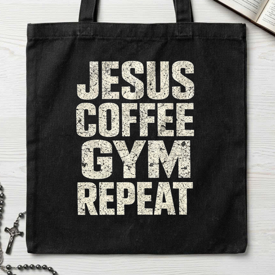 Jesus Coffee Gym Repeat 01