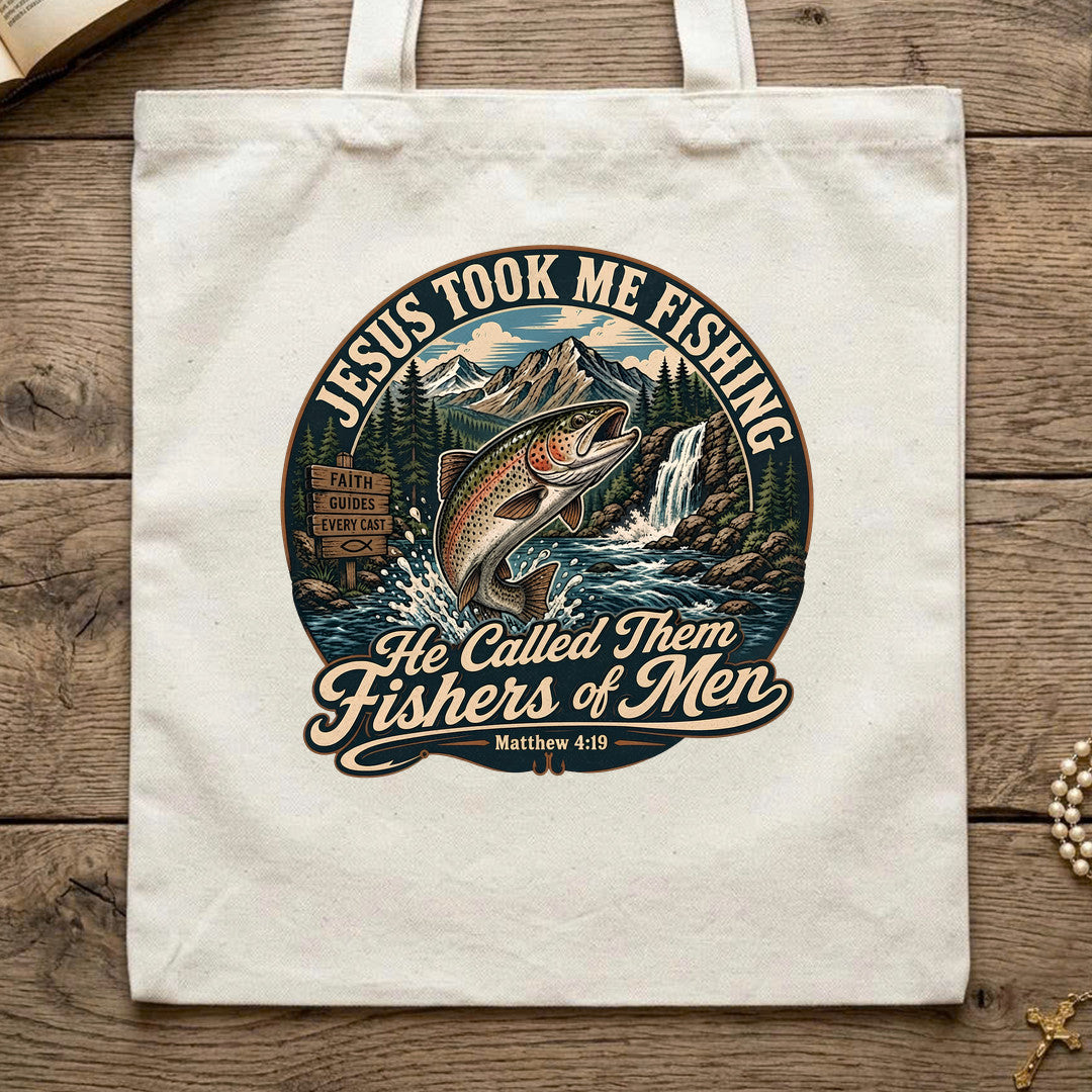 Jesus Took Me Fishing He Called Them Fishers Of Men Matthew 4.19 01