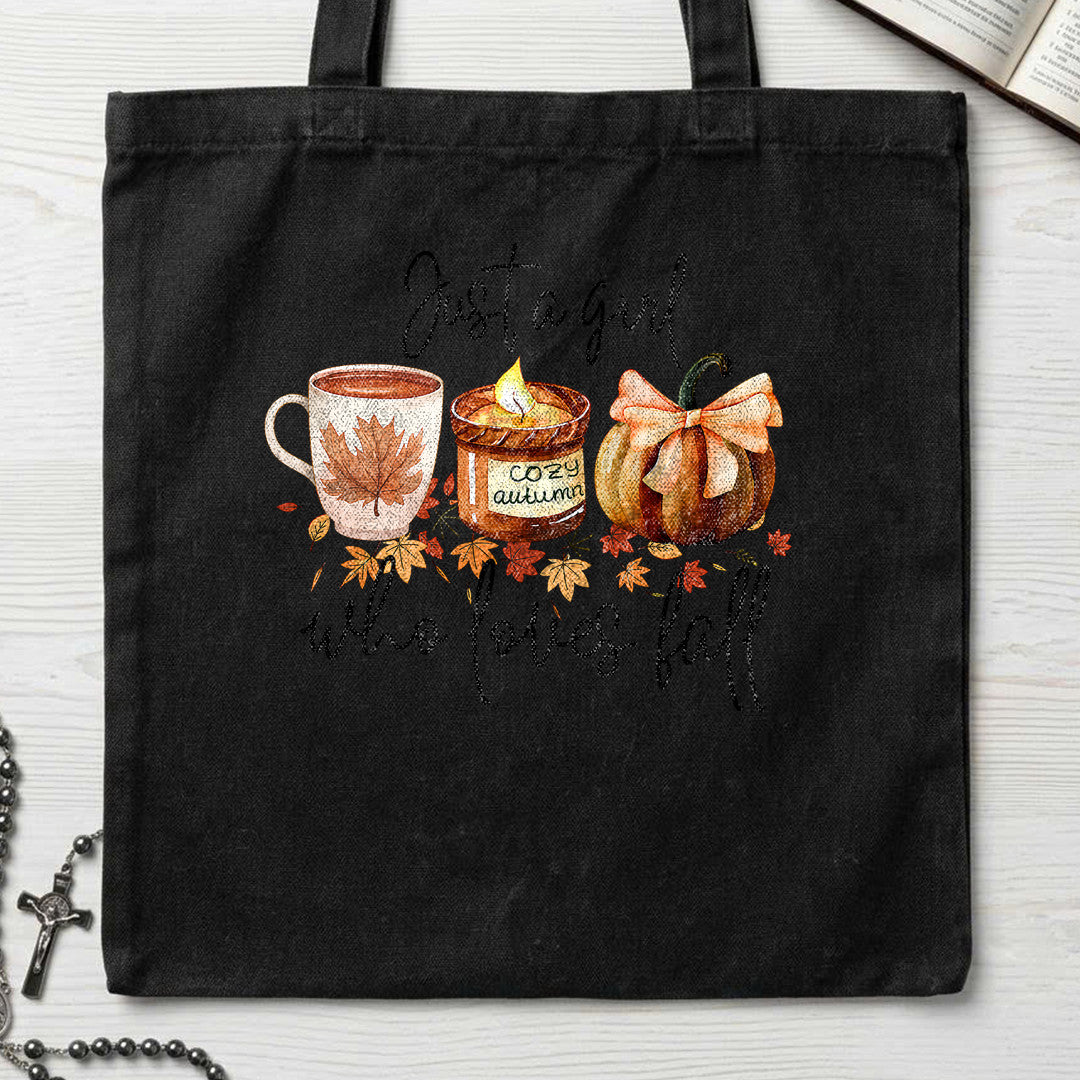 Just A Girl Cozy Autumn Who Loves Fall 01