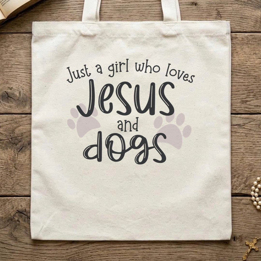 Just A Girl Who Loves Jesus And Dogs 01