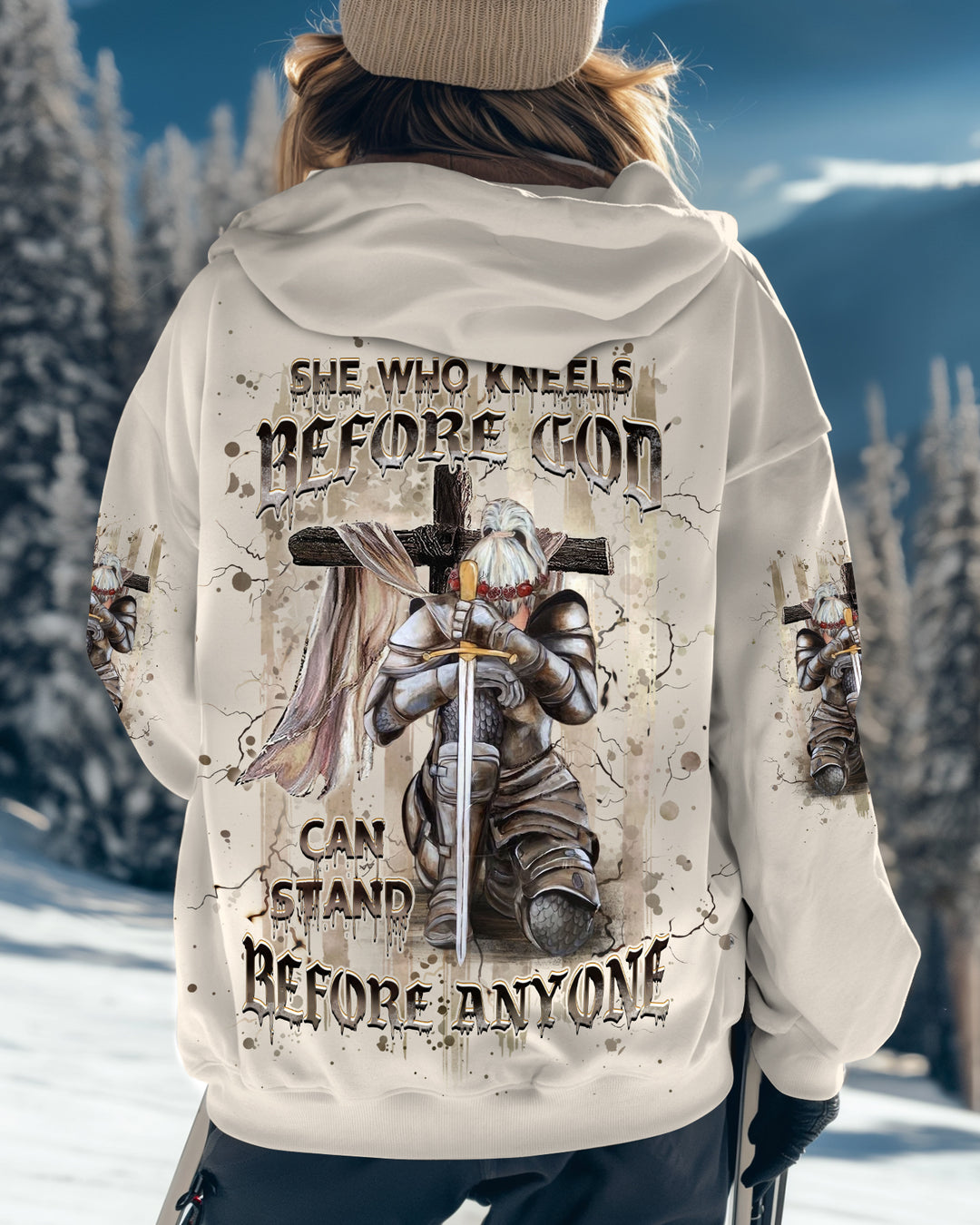 She Who Kneels Before God Hoodie 2