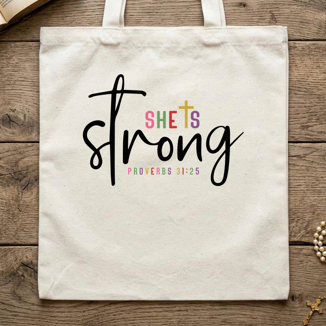 She Is Strong Proverbs 31.25 01