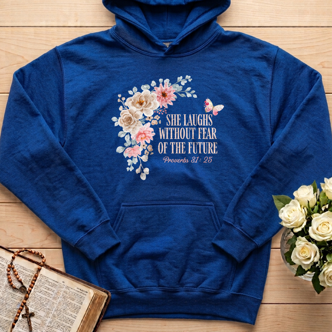 She Laughs Without Fear Of The Future Proverbs 31.25 01