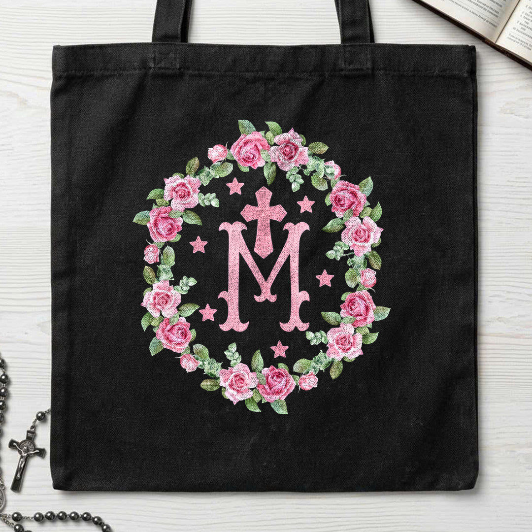 Virgin Mary Floral Wreath 01