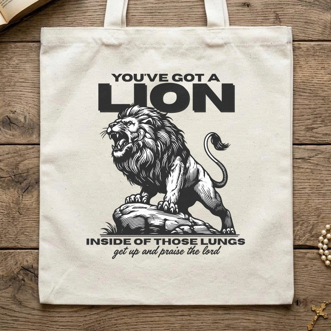 You've Got A Lion Inside Of Those Lungs Get Up And Praise The Lord 01