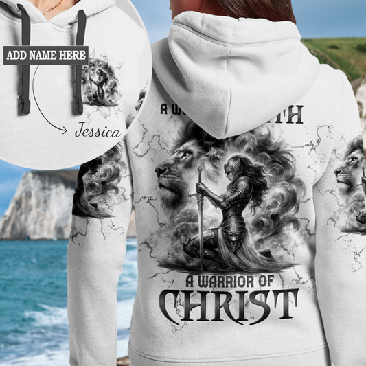 A Child Of God A Woman Of Faith Women's All Over Print Hoodie