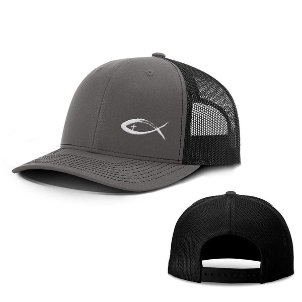 Jesus Fish V2 Lower Left Hats