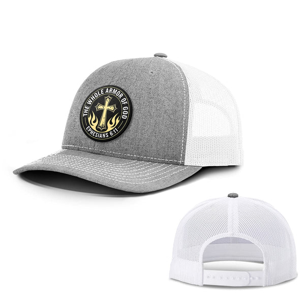 The Whole Armor Of God Circle Patch Hats