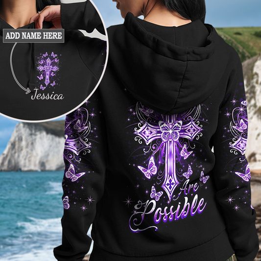 With God All Things Are Possible Hoodie 3