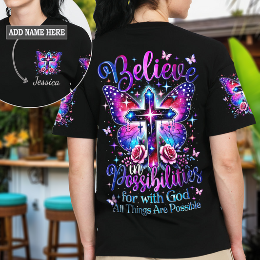 With God All Things Are Possible T-Shirt 4