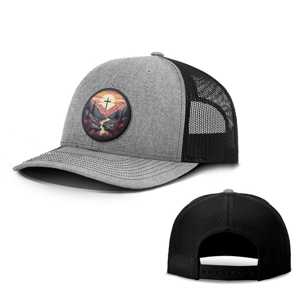 Faith Can Move Mountains V2 Circle Patch Hats