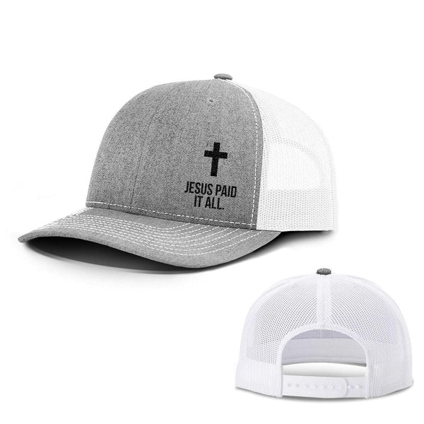 Jesus Paid it All Lower Left Hats