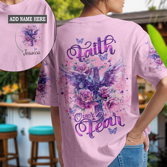 Faith Over Fear Cross Wings T-Shirt