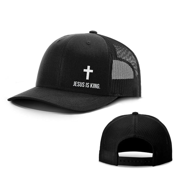 Jesus is King Lower Left Hats