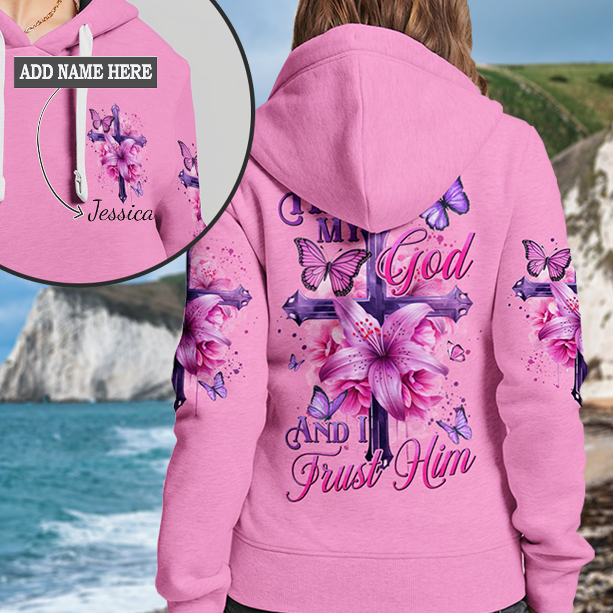 He Is My God And I Trust Him Hoodie