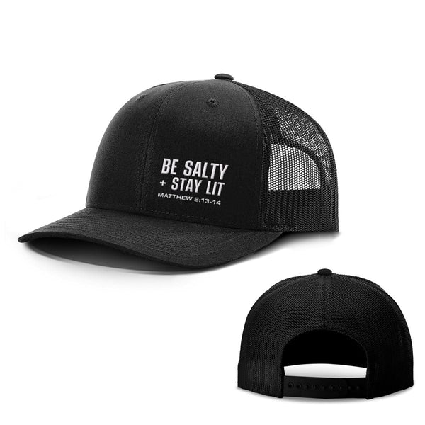 Be Salty Stay Lit Lower Left Hats