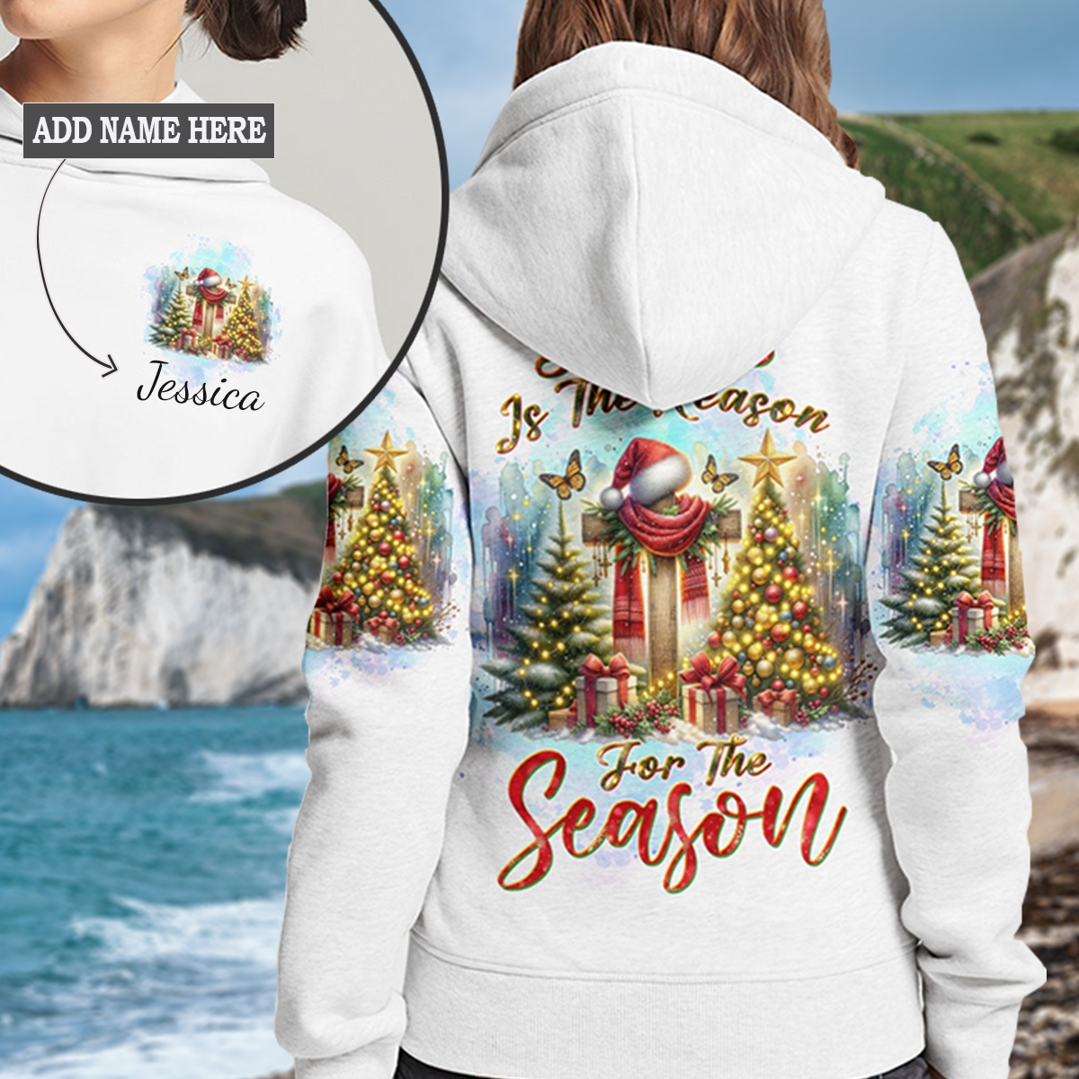 Jesus The Reason Christmas Hoodie 2