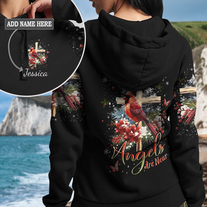 When Cardinals Appear Angels Are Near Christmas Hoodie 4