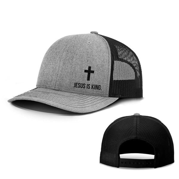 Jesus is King Lower Left Hats