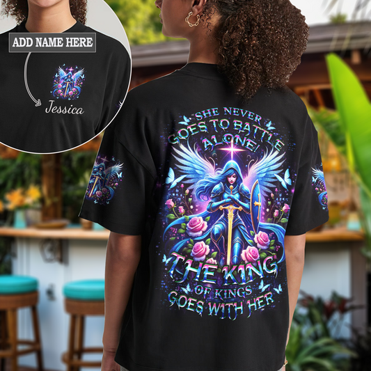 She Never Goes To Battle Alone T-Shirt