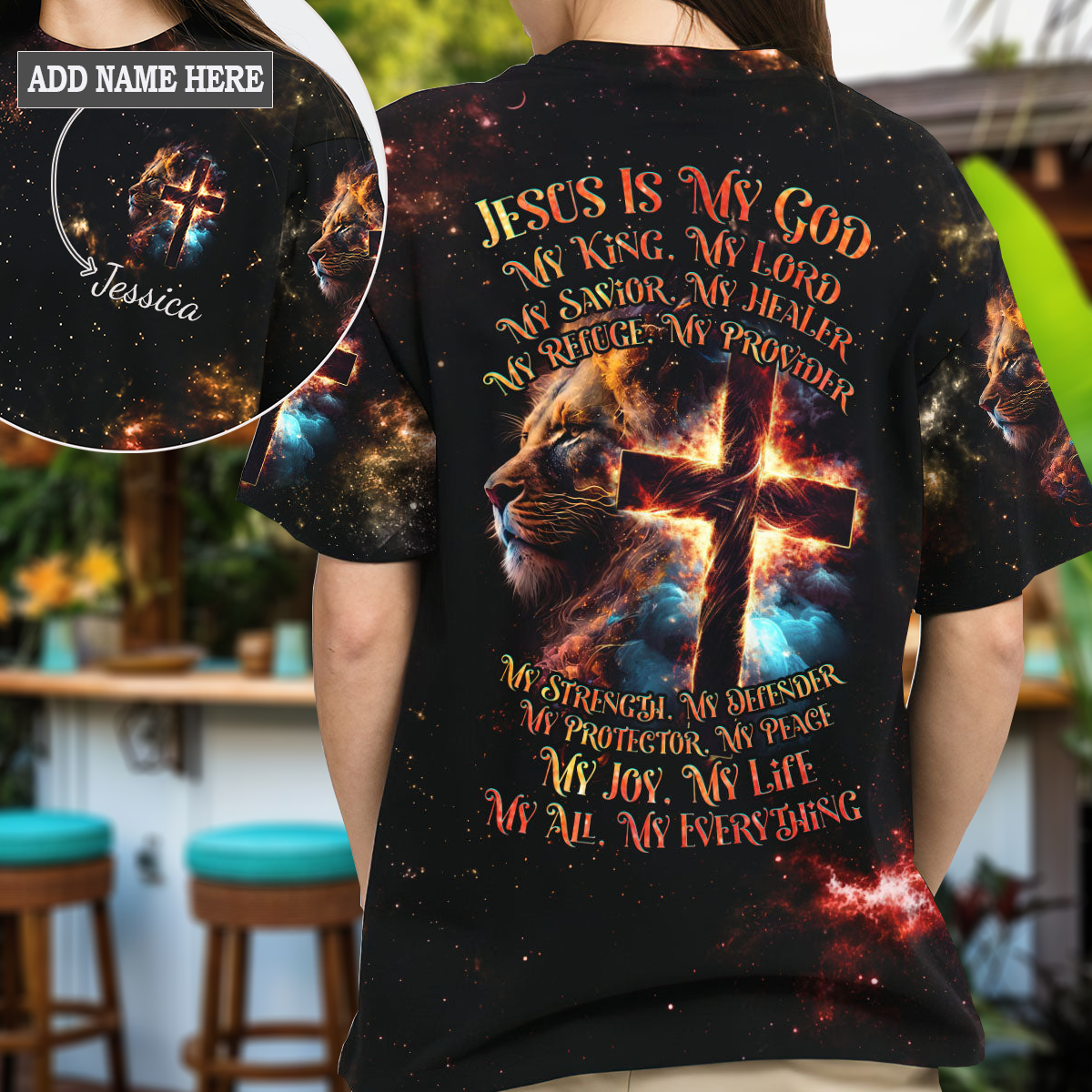 Jesus Is My Everything Lion T-Shirt