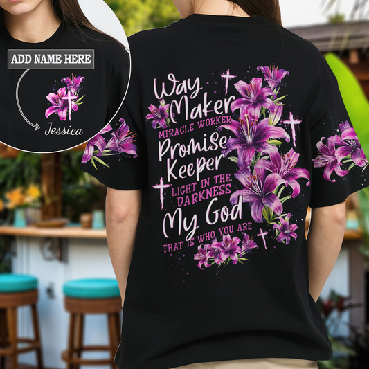 Way Maker Miracle Worker Lilies T-Shirt