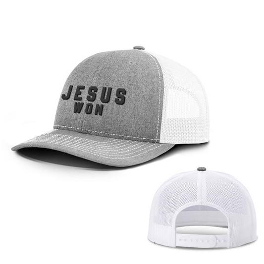 JESUS WON Hats