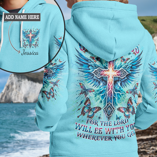 Be Strong And Courageous Hoodie