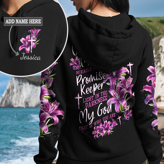 Way Maker Miracle Worker Lilies Hoodie