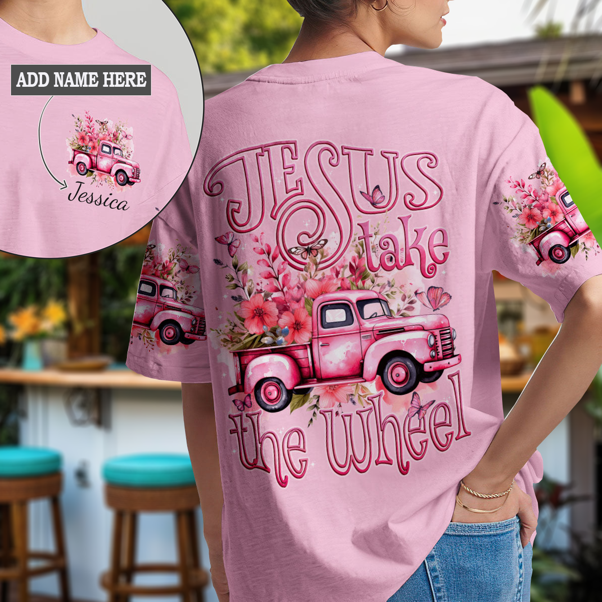 Jesus Take The Wheel T-Shirt 16