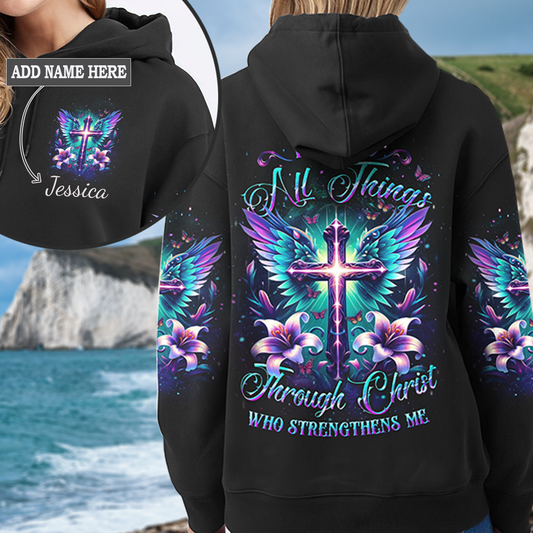 I Can Do All Things Wings Hoodie 2