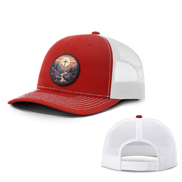 Faith Can Move Mountains V2 Circle Patch Hats