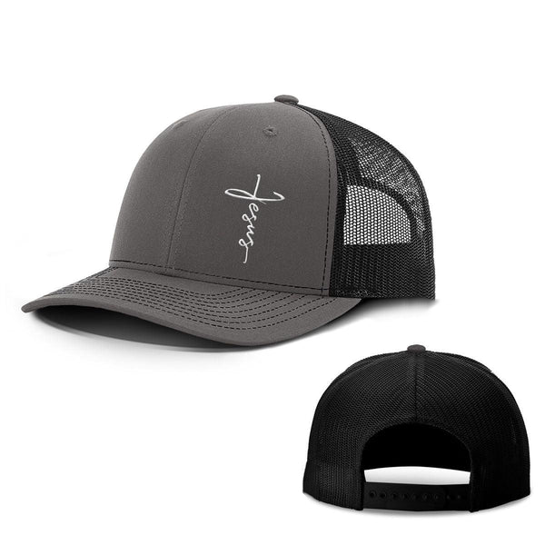 Jesus Cross Lower Left Hats