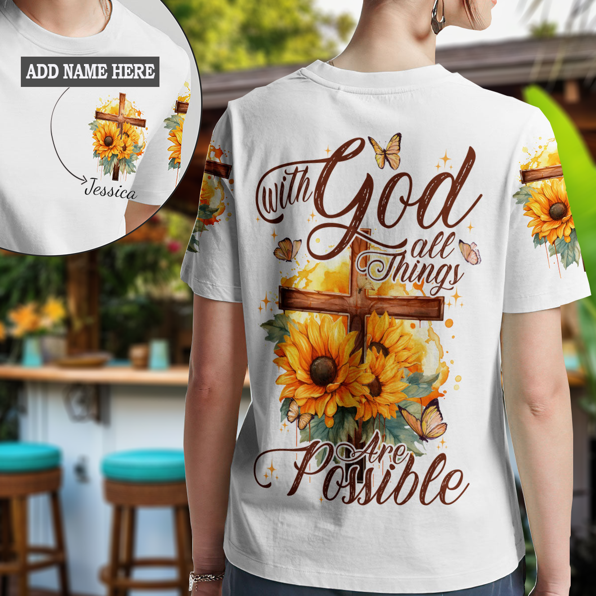 With God All Things Are Possible T-Shirt 1