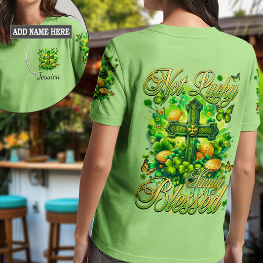 Not Lucky Simply Blessed Patrick's Day T-Shirt