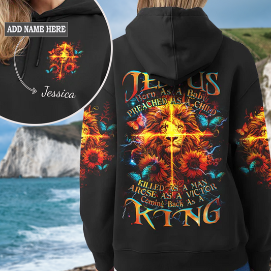 Coming Back As A King Women's All Over Print Hoodie