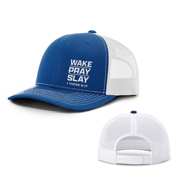 Wake Pray Slay Lower Left Hats