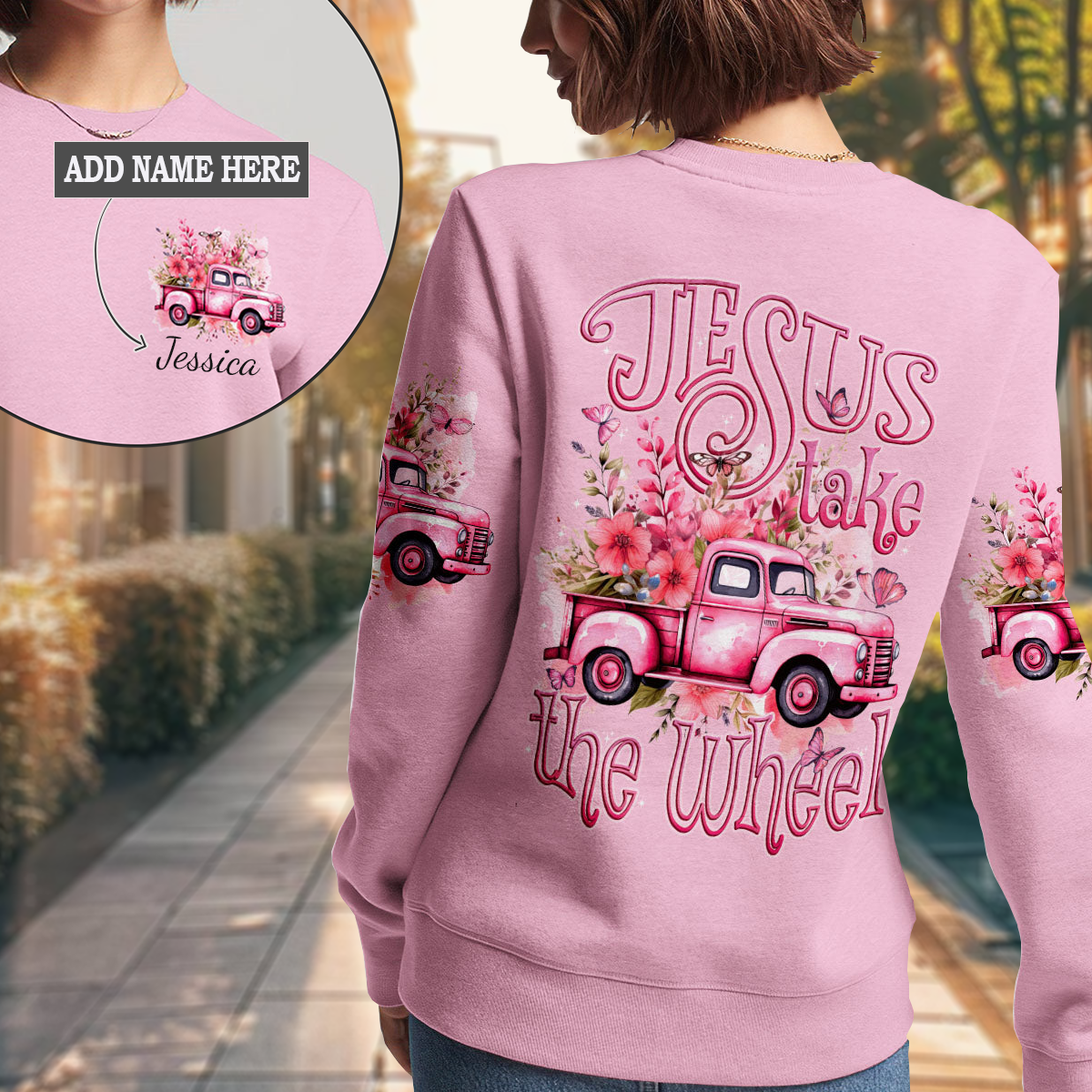 Jesus Take The Wheel Sweatshirt 16